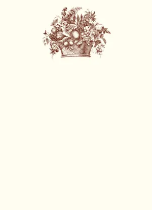 Floral Basket A6 Notes