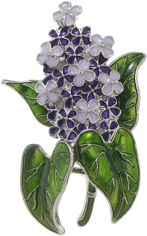 Flower Basket Vintage Botanical Brooch Flower Pin Women Corsage Accessories