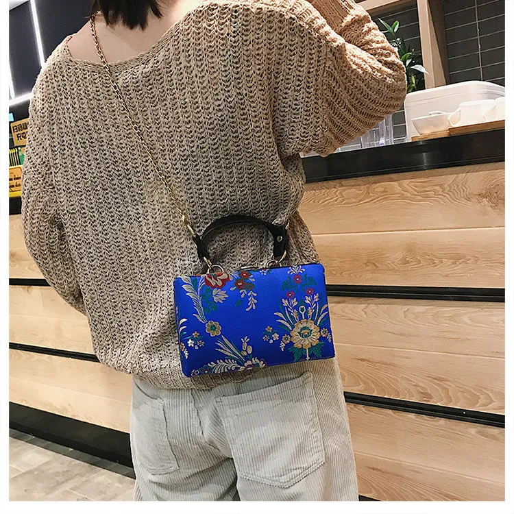 Flowers Style Fashion Party Clutch Bag