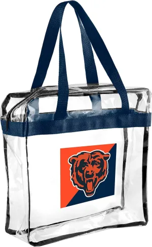 FOCO NFL Clear Stadium Messenger Bag for Football Game - Vinyl