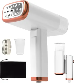 Foldable Handheld Steamer for Clothes, 1000W 20S Fast Heat-up Portable Garment Steamer with Brush and Measure cup, Clothes Steamer Fabric Wrinkle Remover with a Storage bag for Home Office Travel