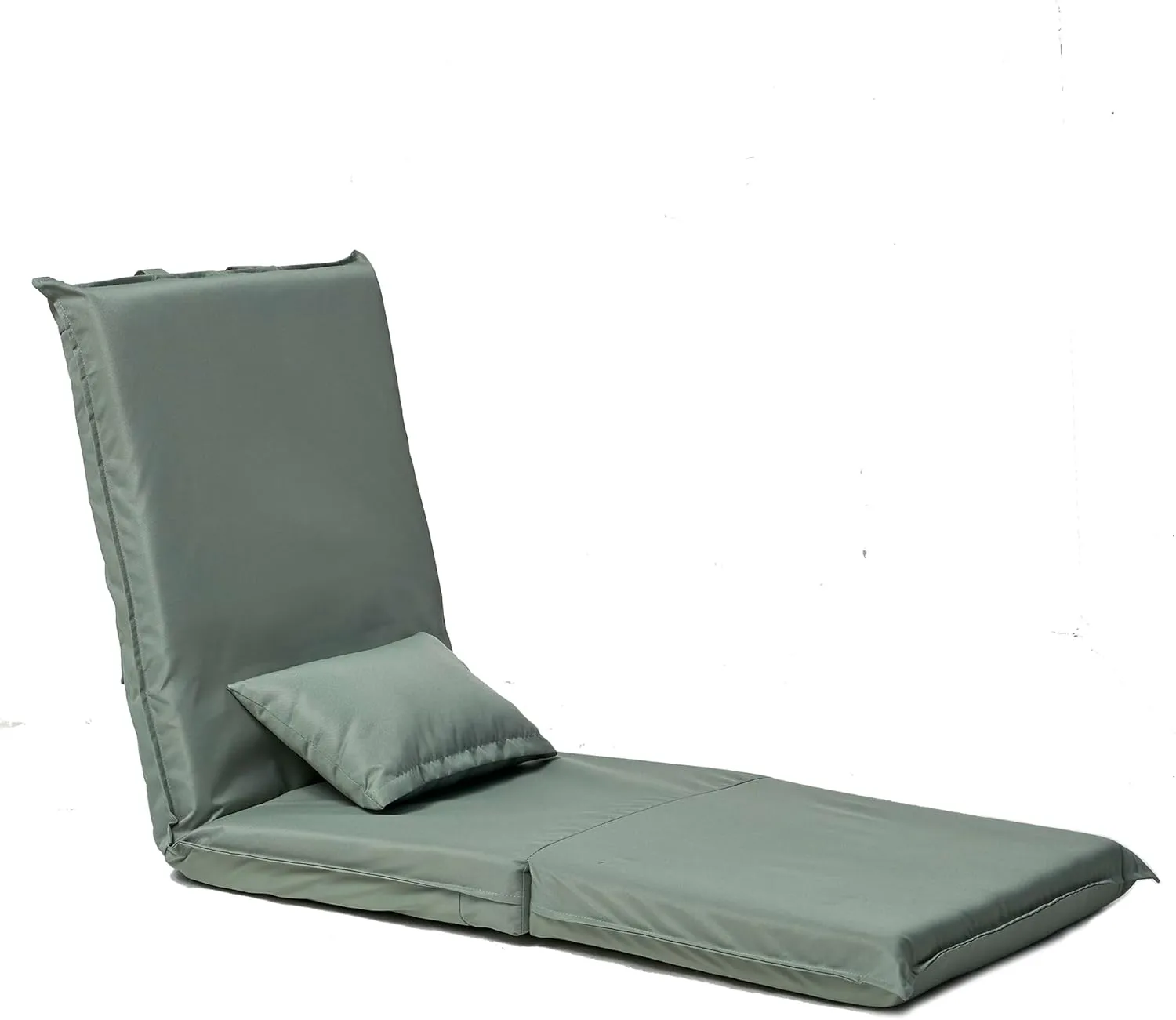 Foldable Portable Chair, Outdoor Floor Chair with Carry Bag, 14 Position Adjustable, Camping Folding Chair, Lounge Chair Recliner for Outdoor Travel Picnic