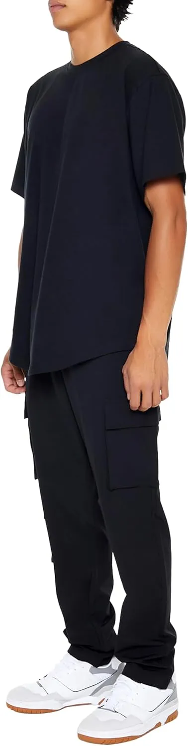 Forever 21 Men's Slim-fit Drawstring Cargo Joggers