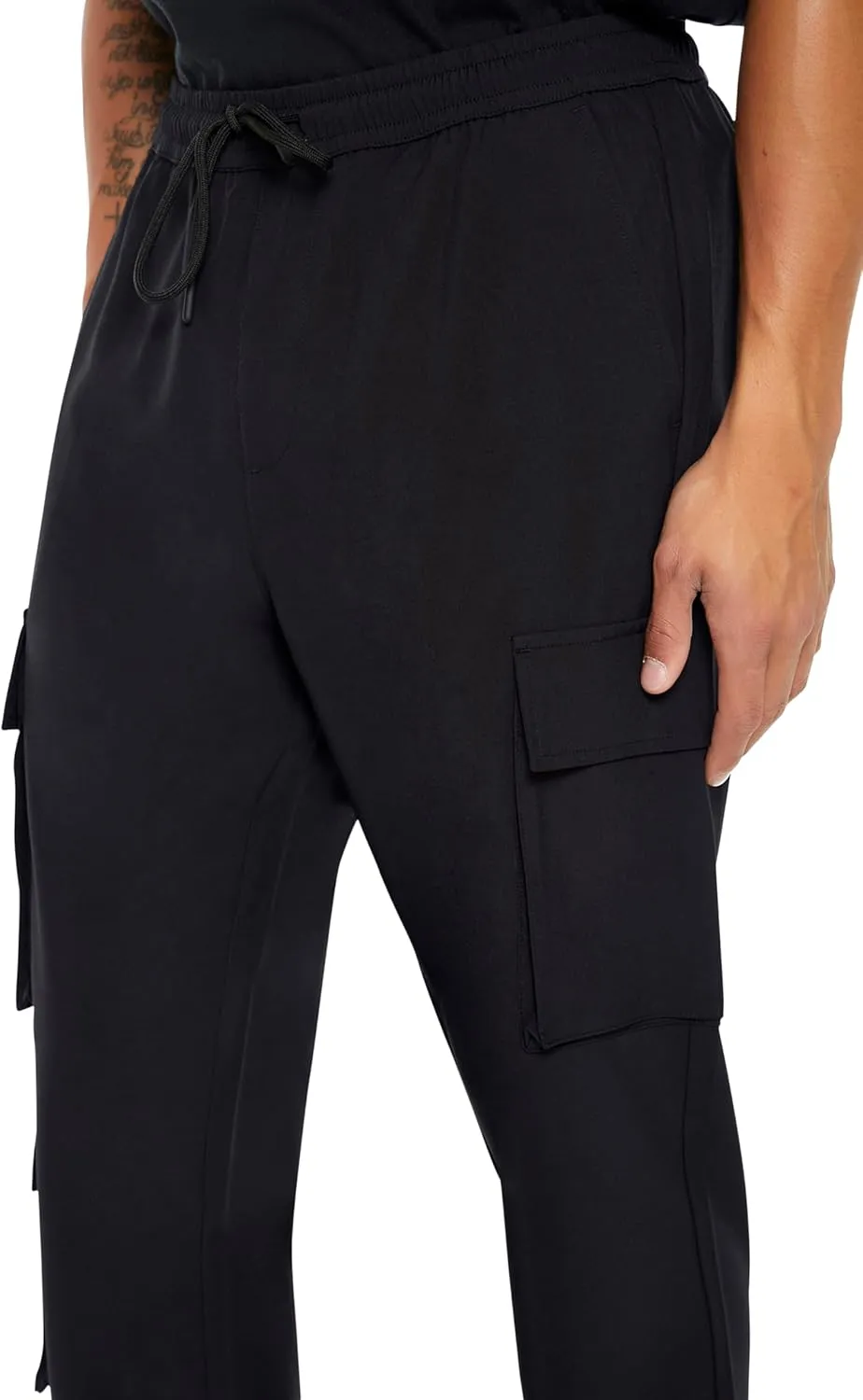 Forever 21 Men's Slim-fit Drawstring Cargo Joggers