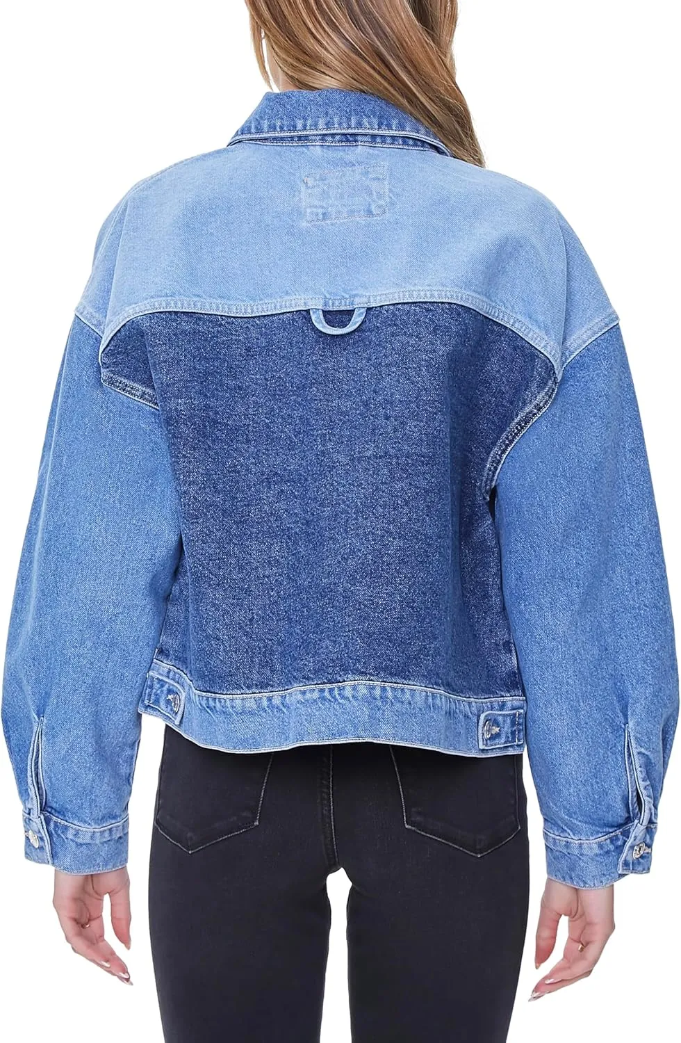 Forever 21 Women's Colorblock Denim Jacket