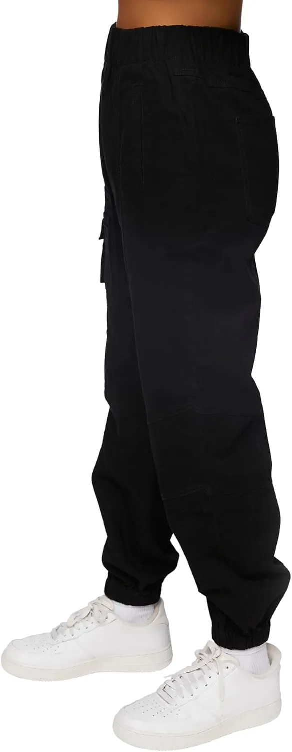 Forever 21 Women's Twill Cargo Joggers