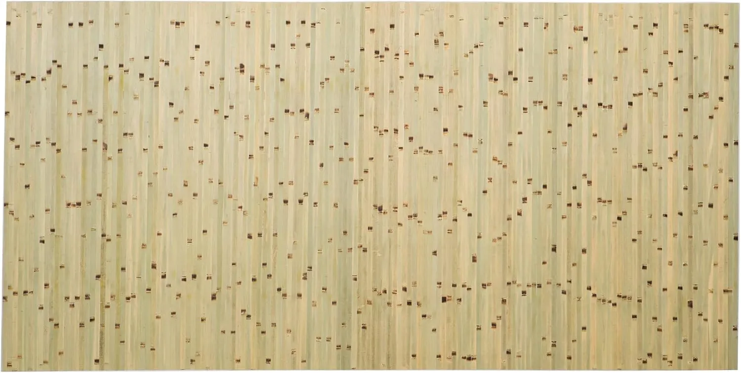 FOREVER BAMBOO Wainscoting Wall Panel for Interior Decoration Bamboo Wall Panel Raw Green Burnt 48 in H x 96 in L