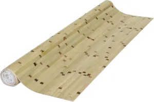 FOREVER BAMBOO Wainscoting Wall Panel for Interior Decoration Bamboo Wall Panel Raw Green Burnt 48 in H x 96 in L