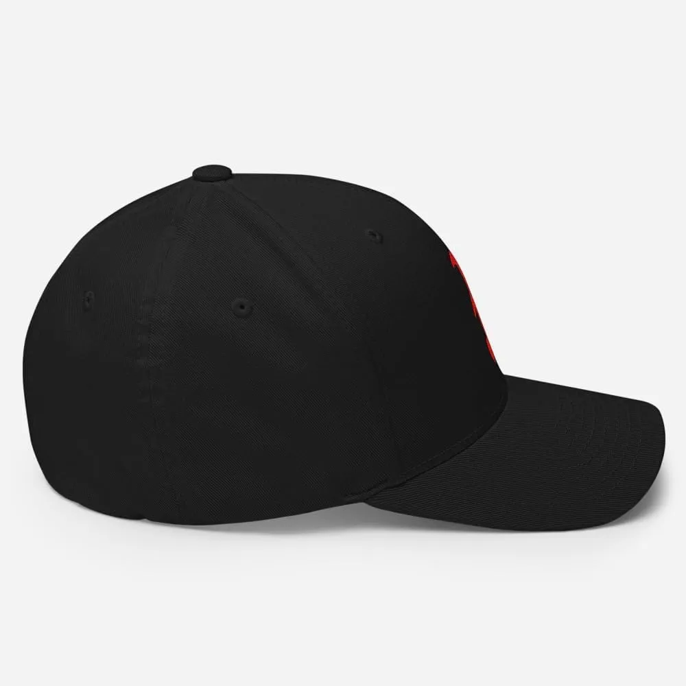 Forward Observations Group Hat, Forward Observations Group F Logo Embroidered Structured Flex Fit Cap