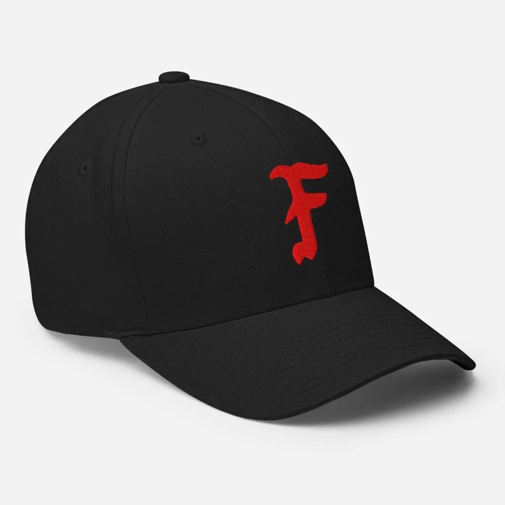 Forward Observations Group Hat, Forward Observations Group F Logo Embroidered Structured Flex Fit Cap
