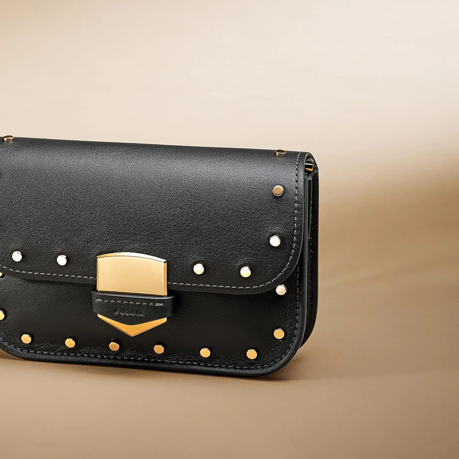 Fossil Women's Lennox Leather Flap Crossbody Bag
