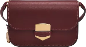 Fossil Women's Lennox Leather Flap Crossbody Bag