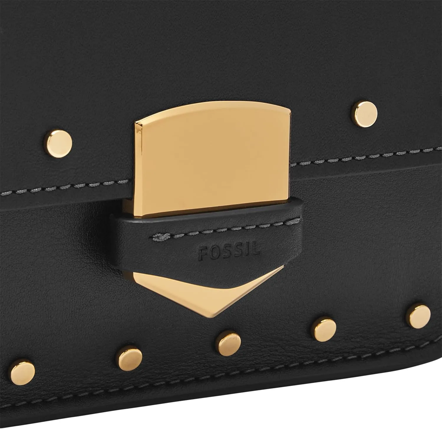 Fossil Women's Lennox Leather Flap Crossbody Bag