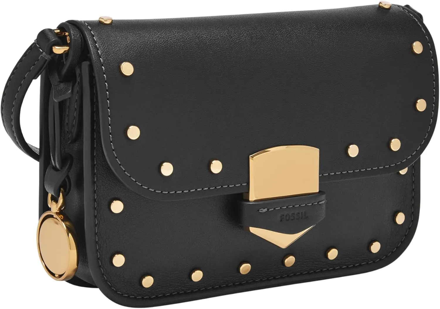 Fossil Women's Lennox Leather Flap Crossbody Bag