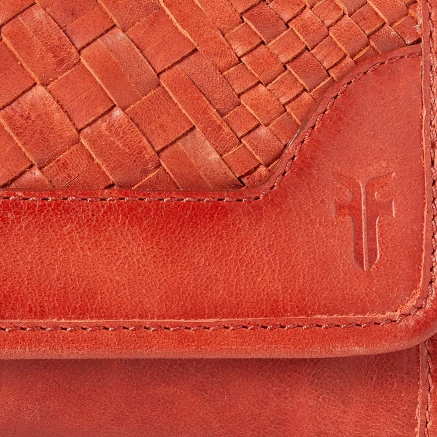 Frye Women's Melissa Basket Woven Wallet