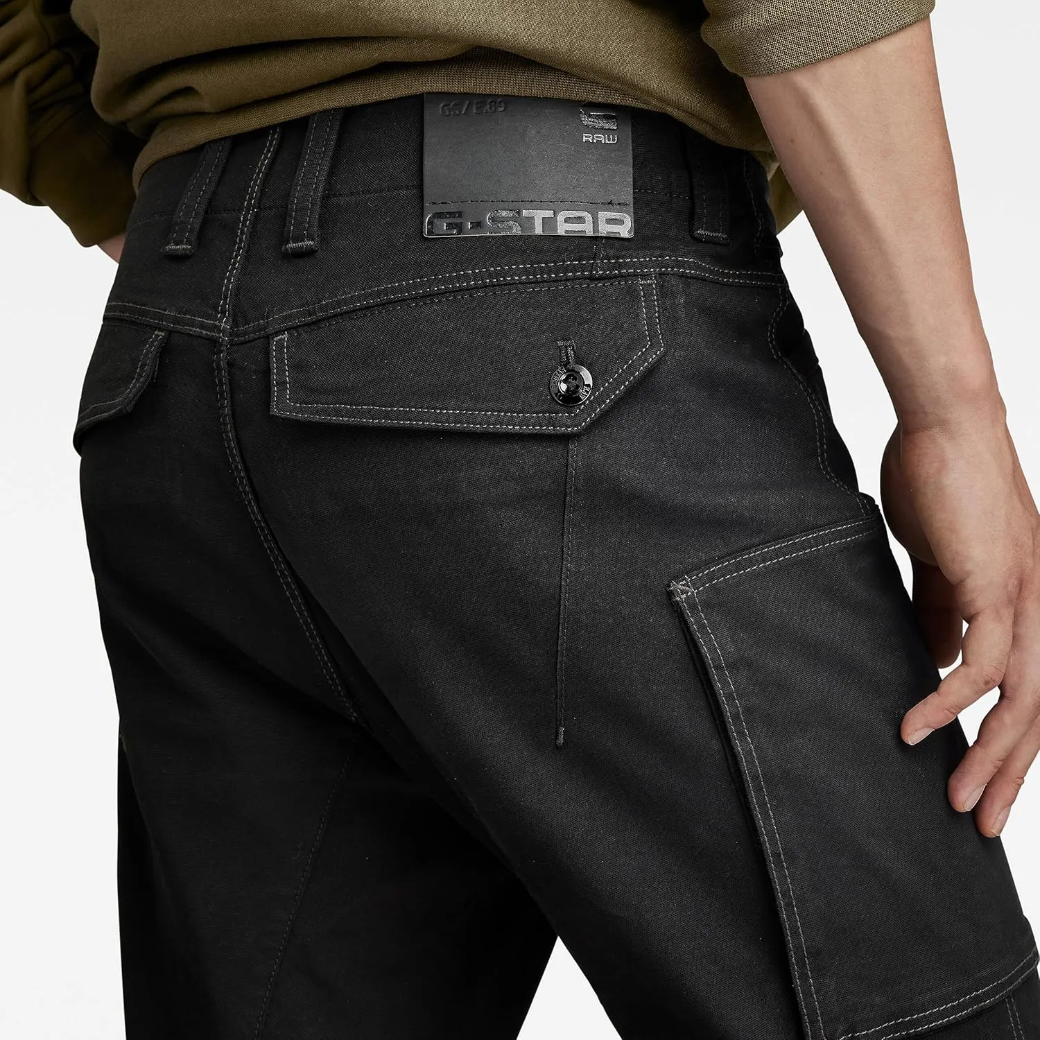 G-STAR Men's Zip Pocket 3D Skinny Fit Cargo Pants