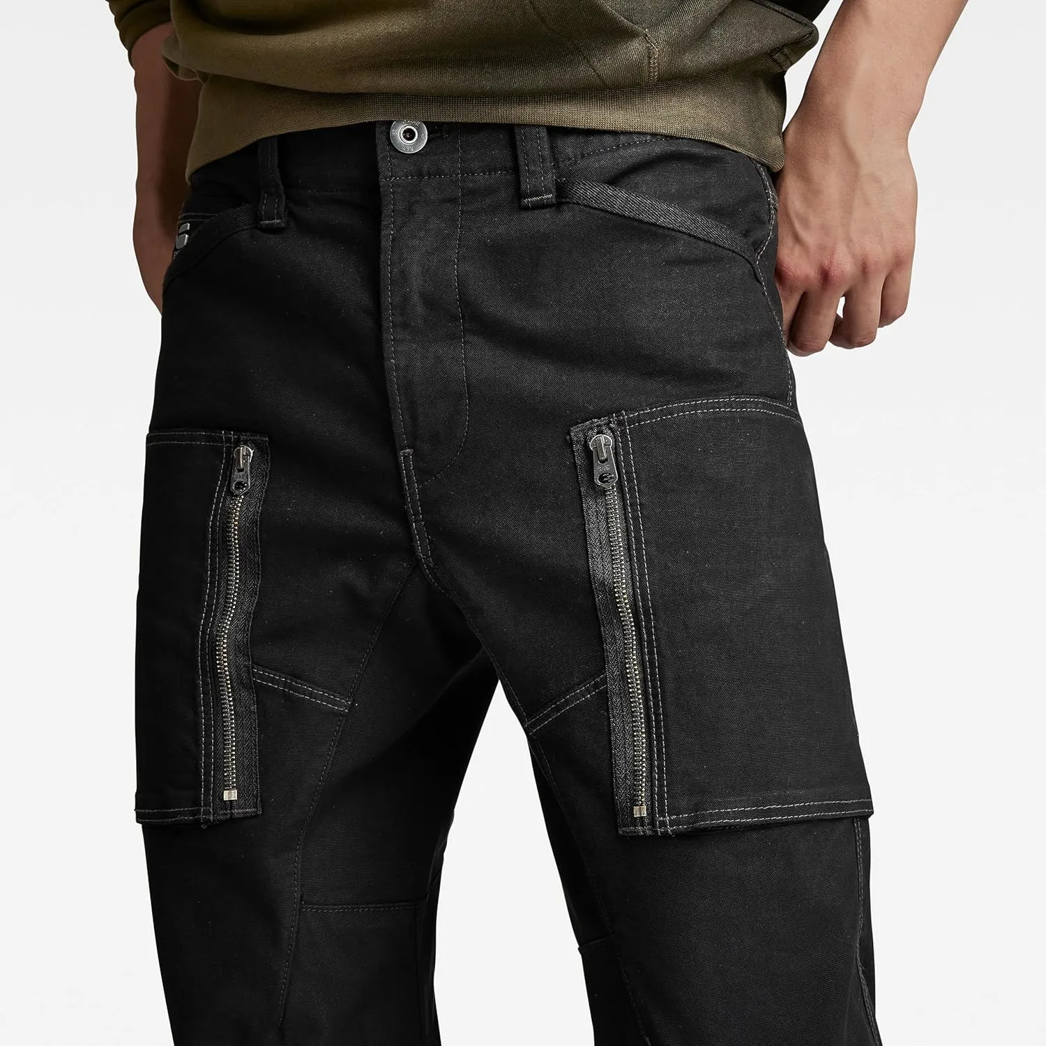 G-STAR Men's Zip Pocket 3D Skinny Fit Cargo Pants