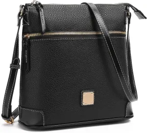 GAEKEAO Crossbody Bags for Women Multi Zipper Pockets Shoulder Handbags Lightweight Medium Travel Purse