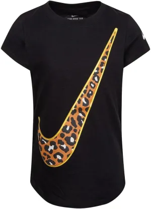 Girls T-Shirt Sleeve Graphic Black
