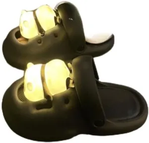 Glow in The Dark Clogs for Women - Summer Light-Up Slides with Non-Slip Sole & Breathable Design