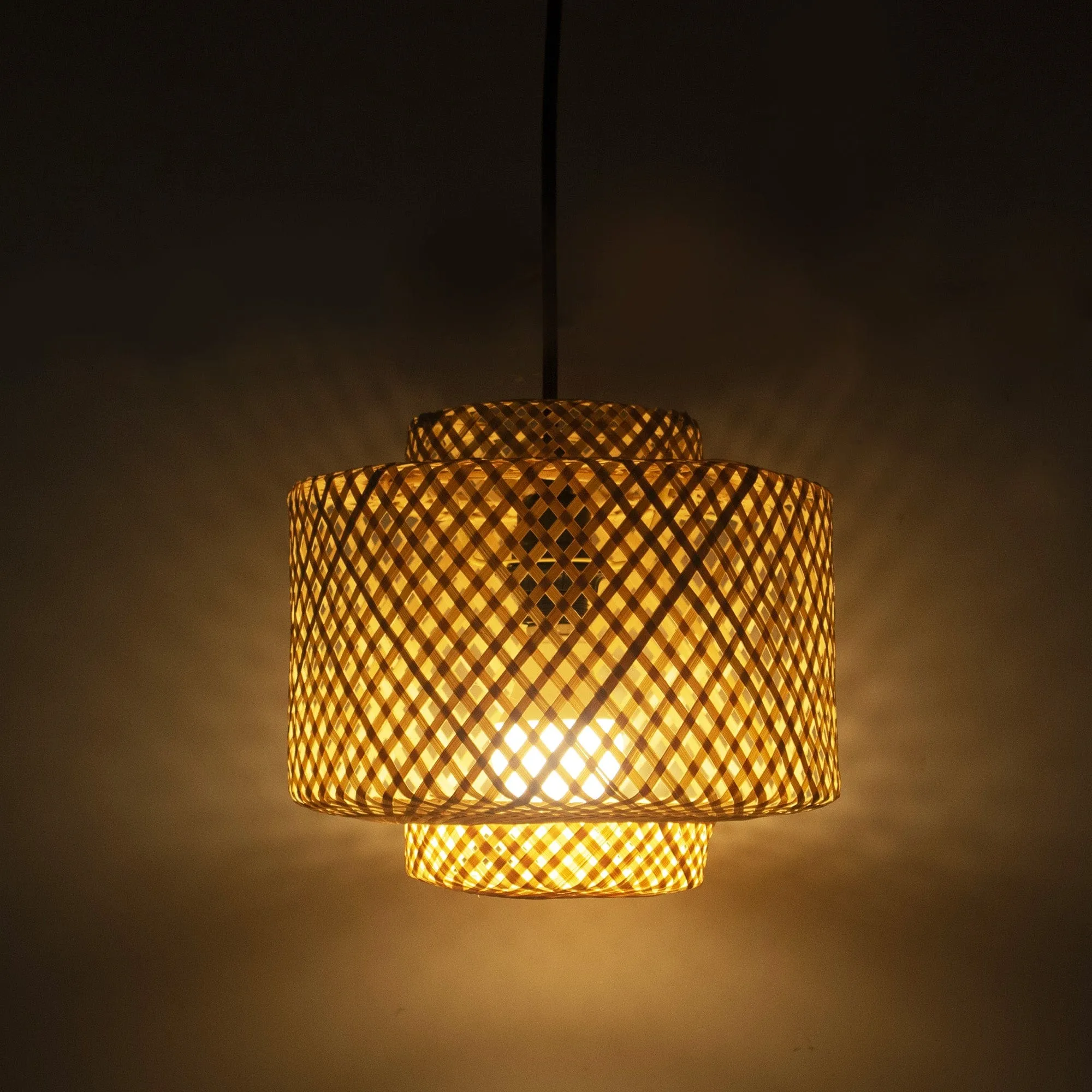 Gorgeous Wicker Pendant Light, Bamboo Chandelier Light Fixture, Natural Wicker Chandelier Bamboo Lamp Shade