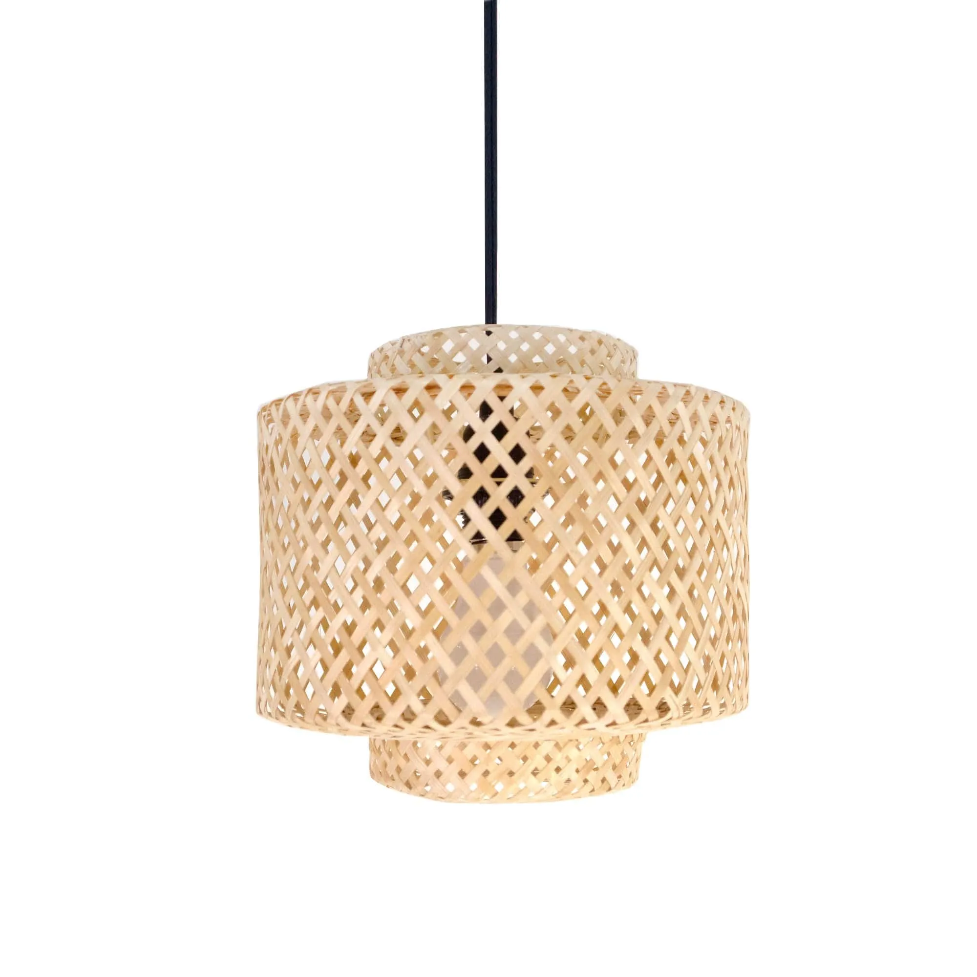 Gorgeous Wicker Pendant Light, Bamboo Chandelier Light Fixture, Natural Wicker Chandelier Bamboo Lamp Shade