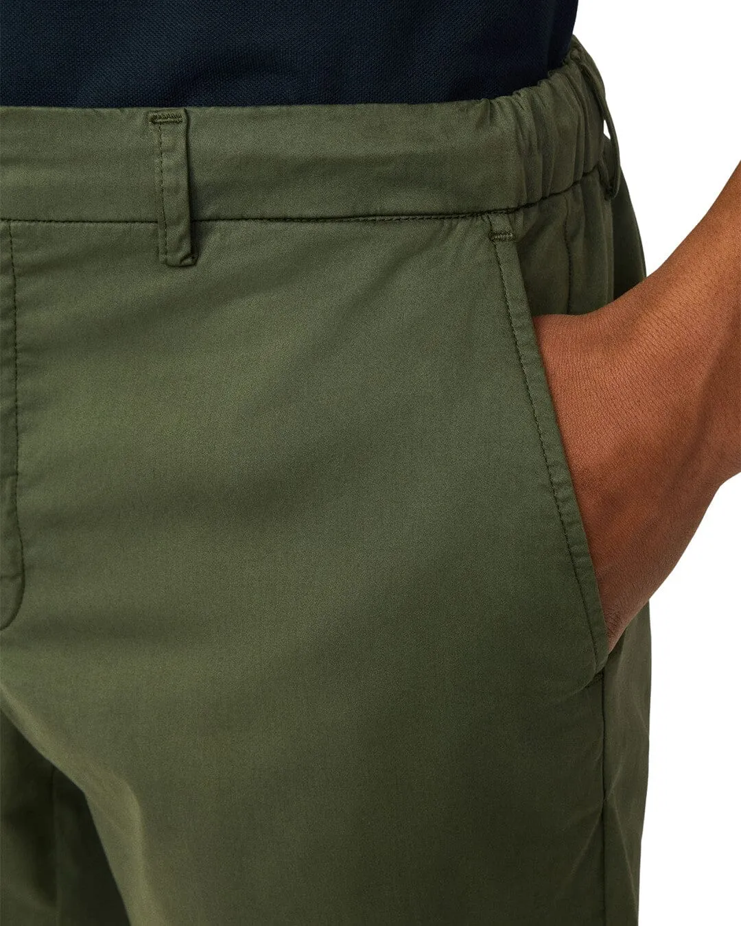 Hackett Thyme Green Drawcord Commuter Trousers