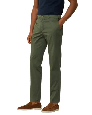 Hackett Thyme Green Drawcord Commuter Trousers