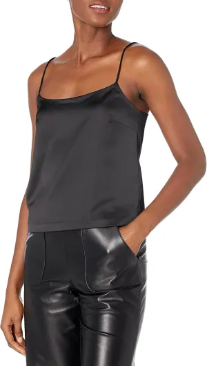 HALSTON Women's Luna Satin Tank