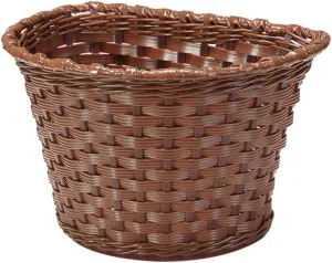 HANABASS Bike Front Basket for Boys and Girls Plastic Storage Pp Material Easy to Attach Detachable for Outdoor Cycling Random Color