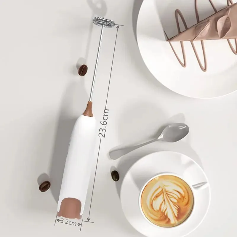 Handheld Battery-Powered Frother Mixer