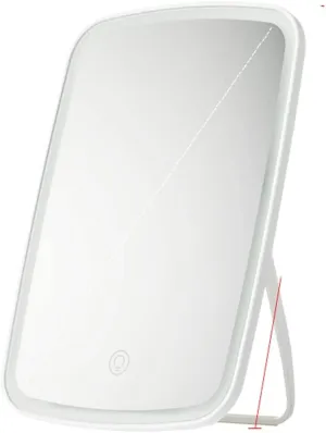 Handheld Desktop Folding Mirror Led Makeup Mirror with Light USB Charging Vanity Mirror
