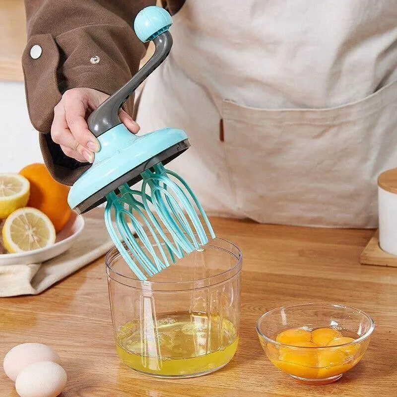 Handheld Egg Beater Mixer - Easy Baking Whisk