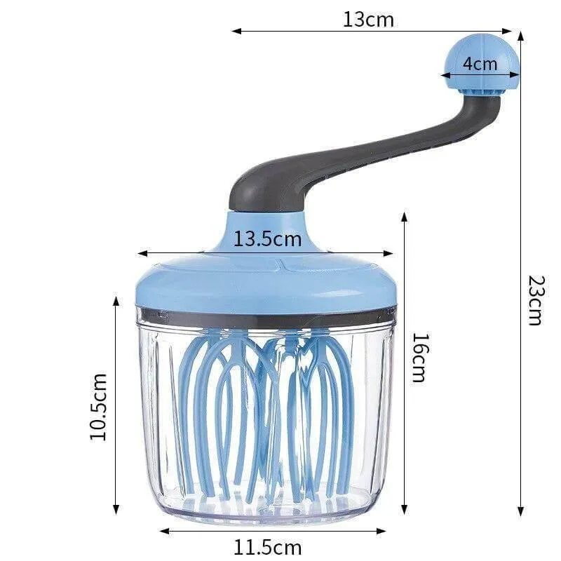 Handheld Egg Beater Mixer - Easy Baking Whisk