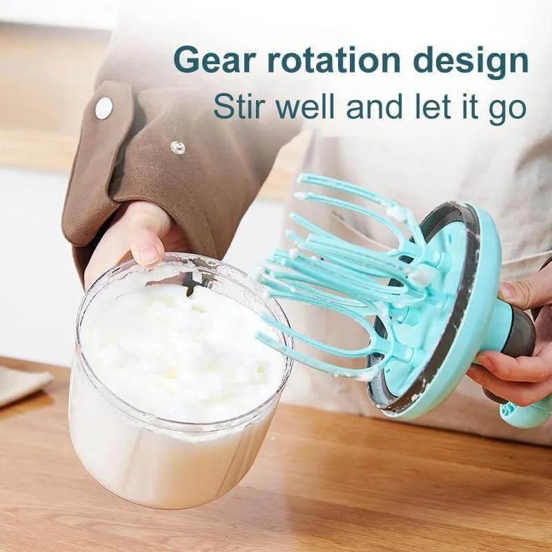 Handheld Egg Beater Mixer - Easy Baking Whisk