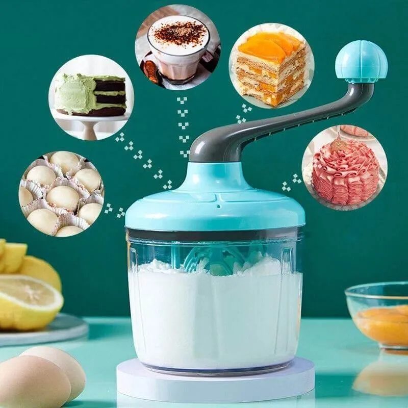 Handheld Egg Beater Mixer - Easy Baking Whisk