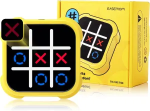 Handheld Electric Puzzle Game Console - Tic Tac Toe Game Educational Road Trip Activities for Kids - Board Games, Juegos para Niños - Ideal Birthday for Kids and Adults