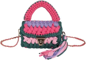 Handmade Crochet Wedding Party Purse Crossbody Bags for Women Shoulder Bag Clutch Flap Evening Bag