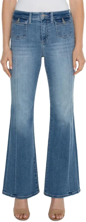 HANNAH FLARE WITH FLAP FRONT POCKETS