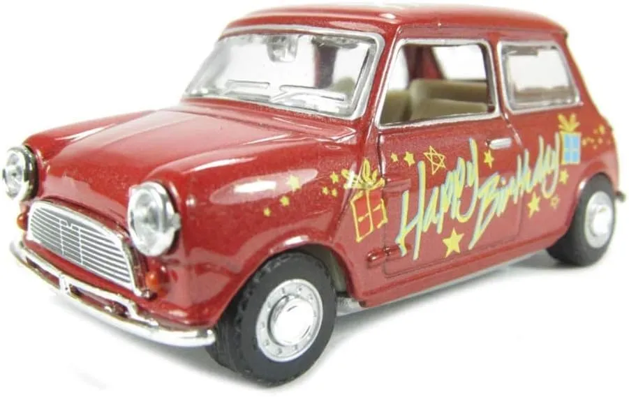 Happy Birthday Mini Car Accurate Diecast Model