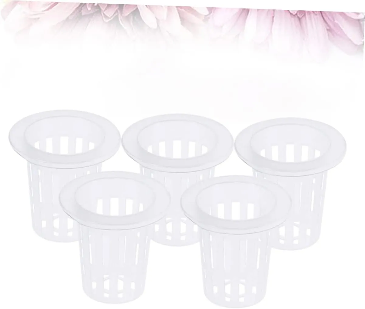 Happyyami 3sets Efficient Root Development Net Pots Hydroponics Plant Cups Soilless Culture Baskets Small Diameter Bottom Wide Lip 10pcs*3