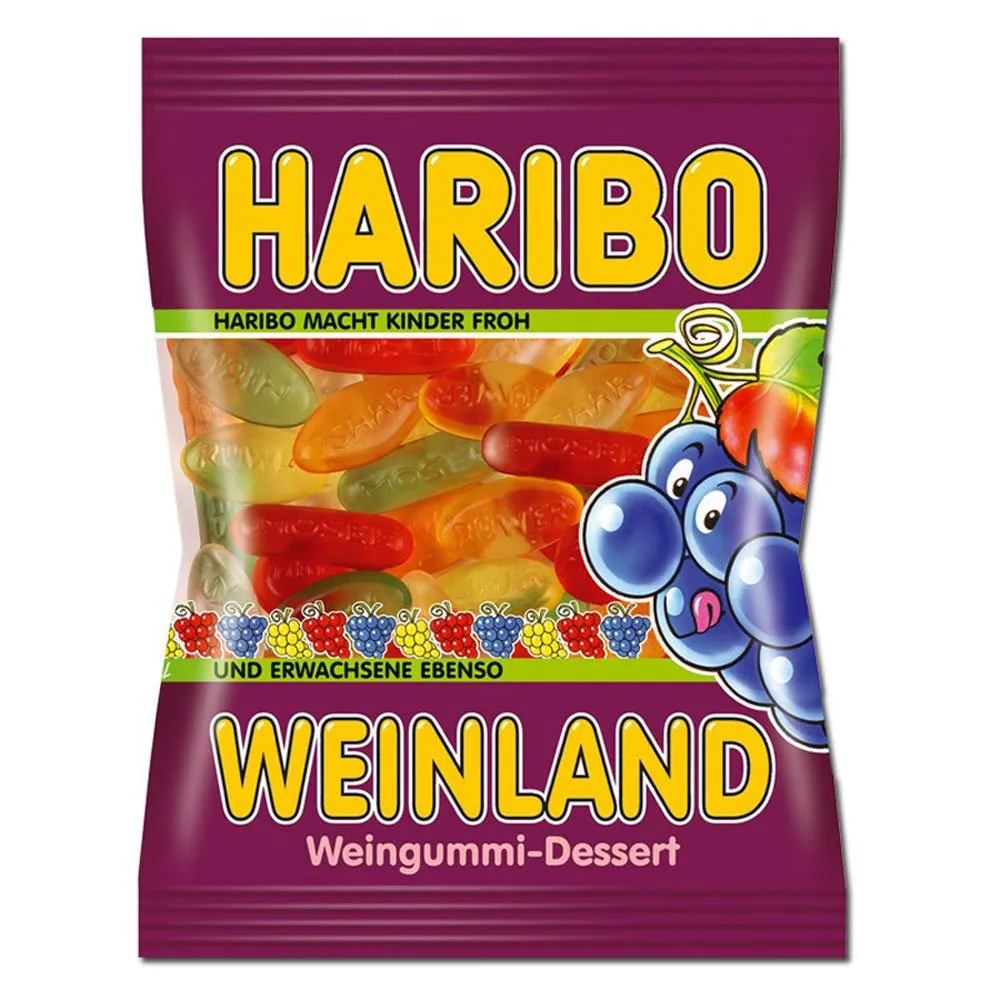 Haribo Weinland Gummi Candy -pack of 6 x 200g