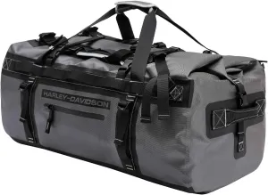 Harley-Davidson 33" Heavy-Duty Waterproof Adventure Duffel Bag, 90612-SILVER/BLK