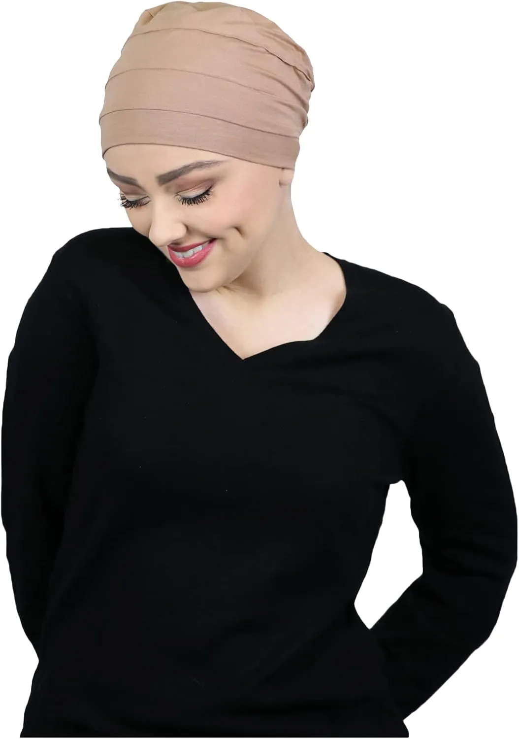 Hats Scarves & More Chemo Cap Cancer Headwear Women Bamboo Turban 50  UPF Sun Protection 3 Seam