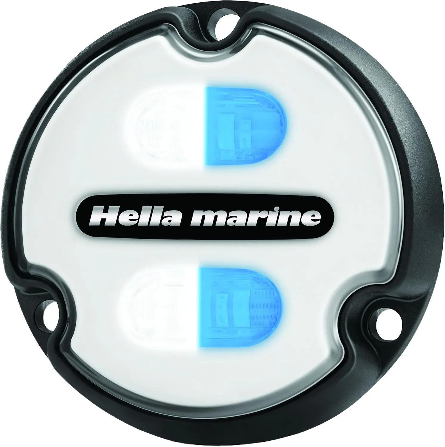 Hella Marine 16145011 A1 Navigation Light - Blue/White, Plastic, Black, White Lens, Single