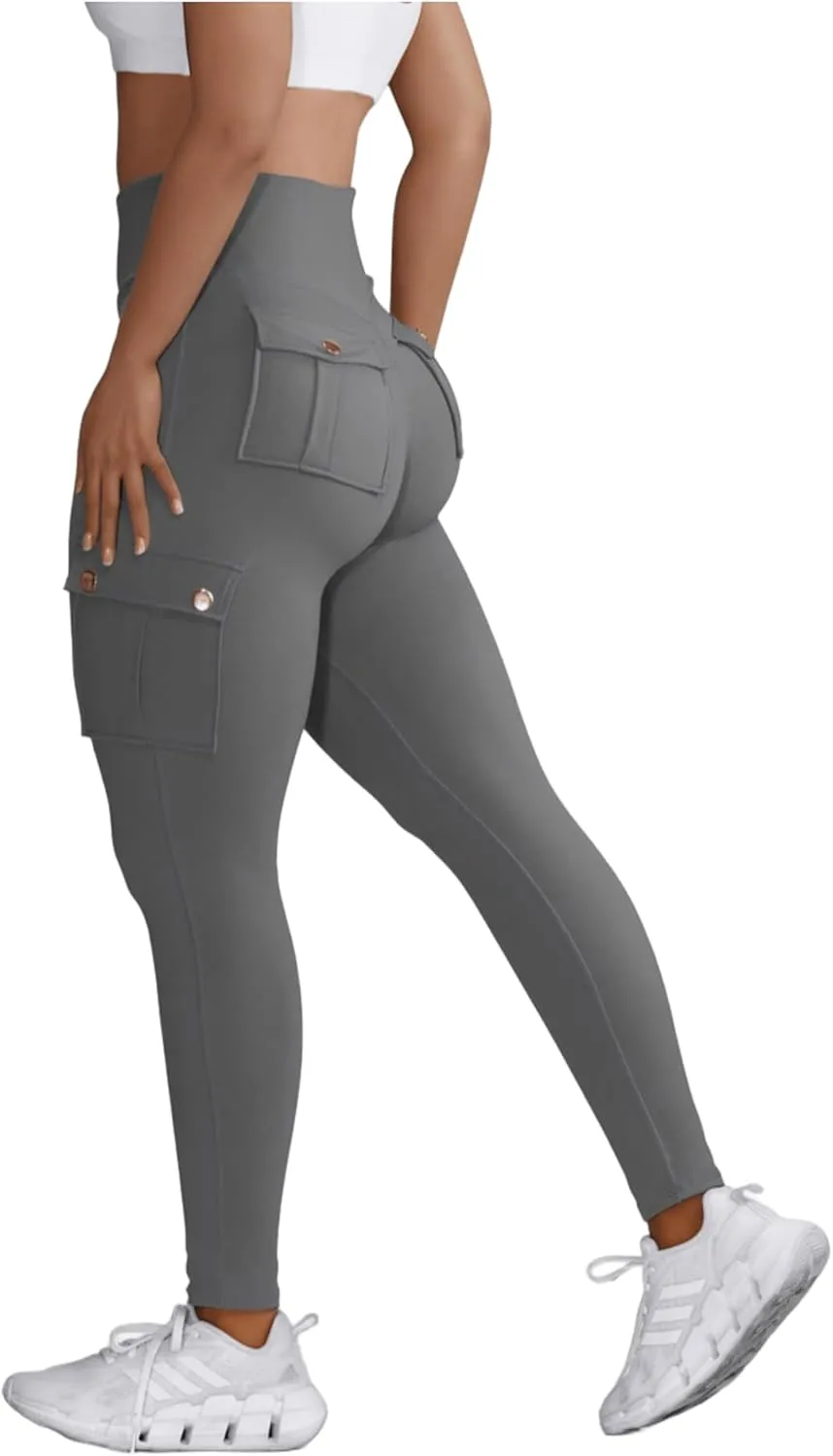 Hip Lift Leggings with Flap Pockets Women's Workout Leggings