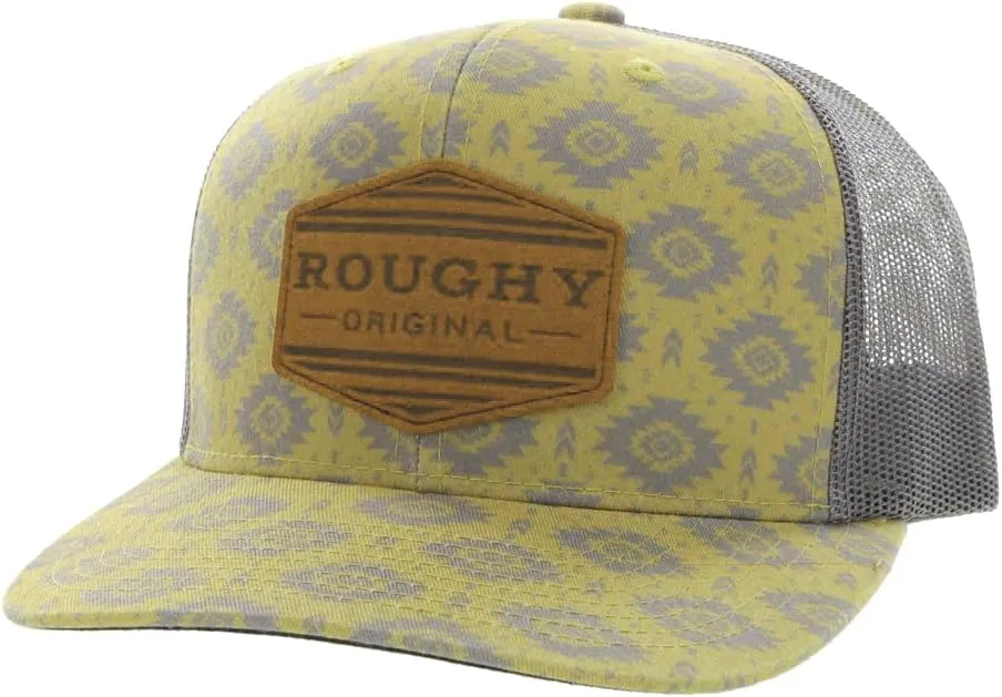 HOOEY Men’s Roughy Adjustable Snapback Hat (Yellow/Grey)