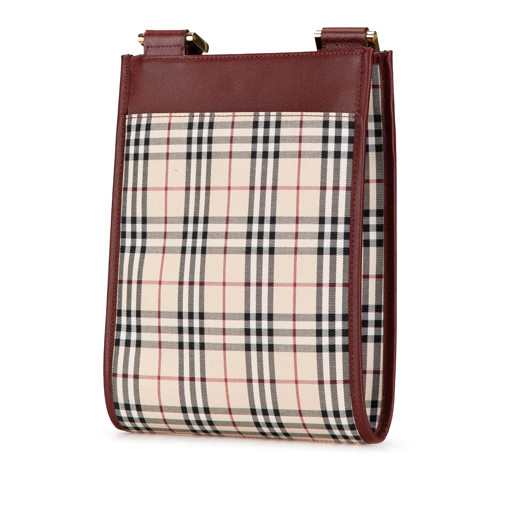 House Check Canvas Crossbody