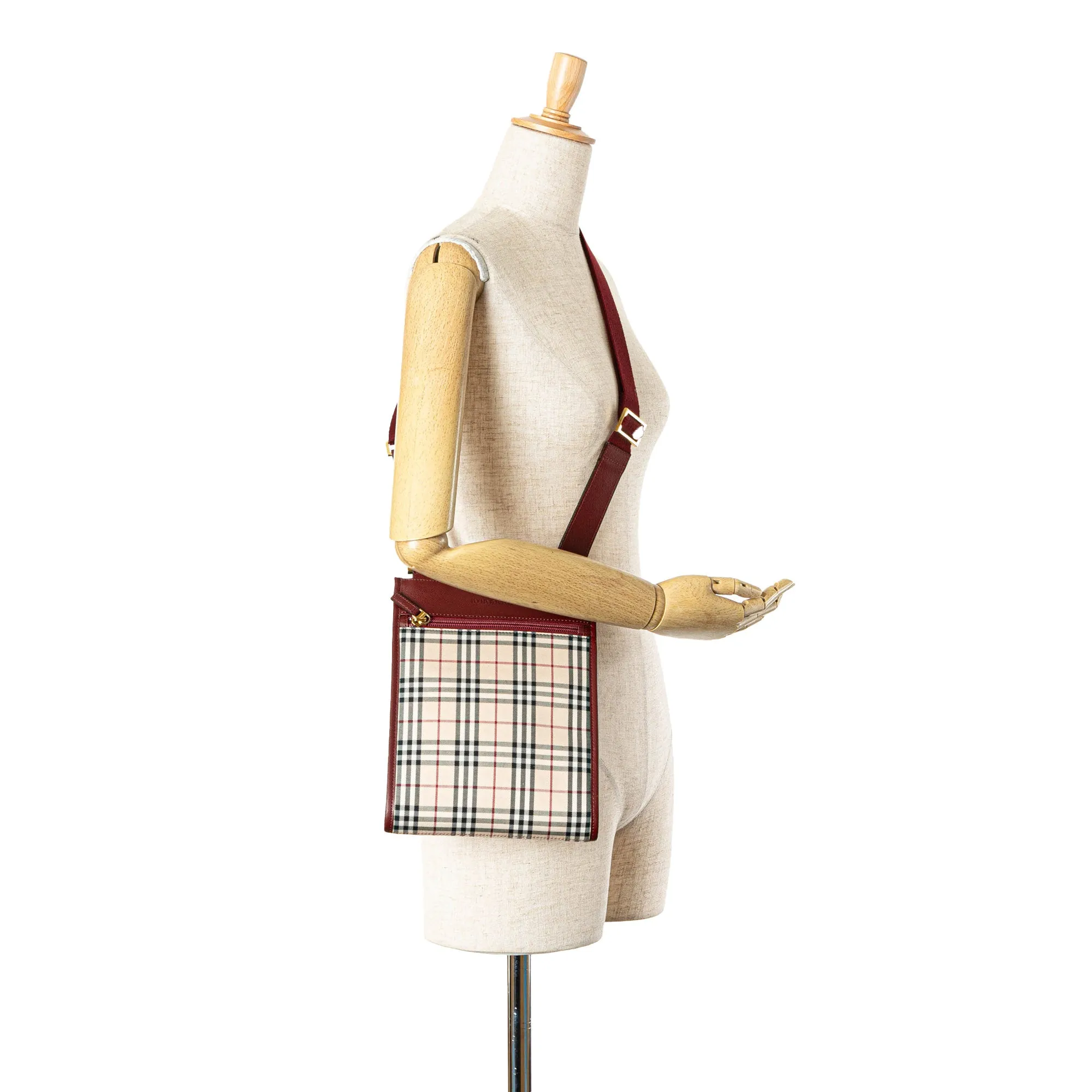 House Check Canvas Crossbody