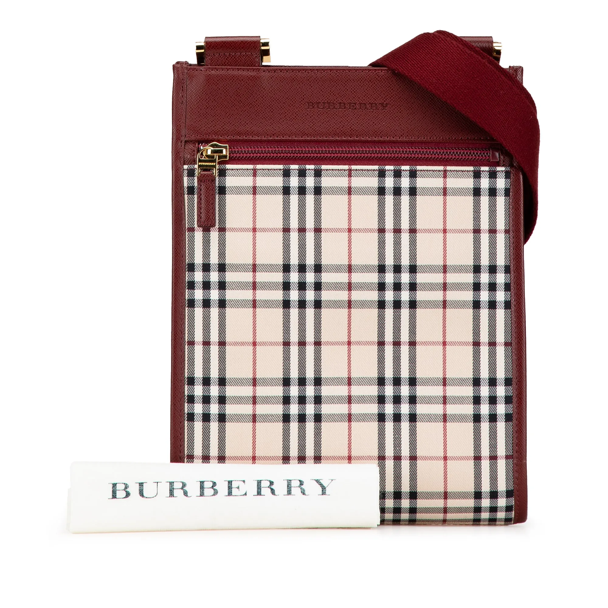 House Check Canvas Crossbody